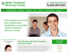 Tablet Screenshot of betterrecoverycenter.com